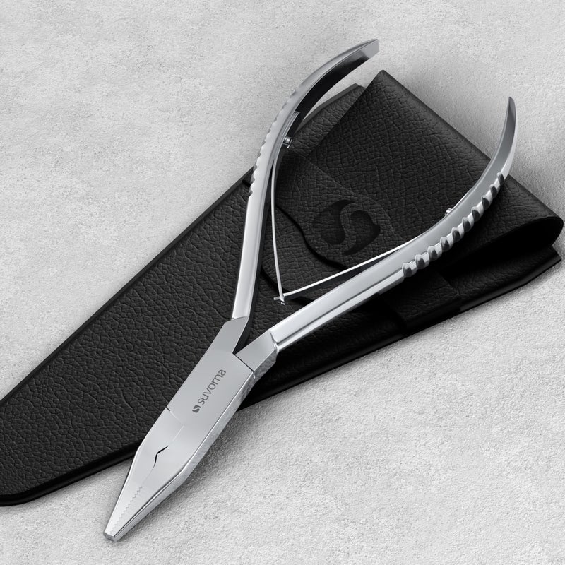 Suvorna Microlinks Hair Extension Pliers & Hair Extension Tool Plier for Micro Link, Micro Ring, Feather Extension, Beads Closer Tool Kit - Japanese Steel Professional Hair Loop & Styling Tool - Image 3